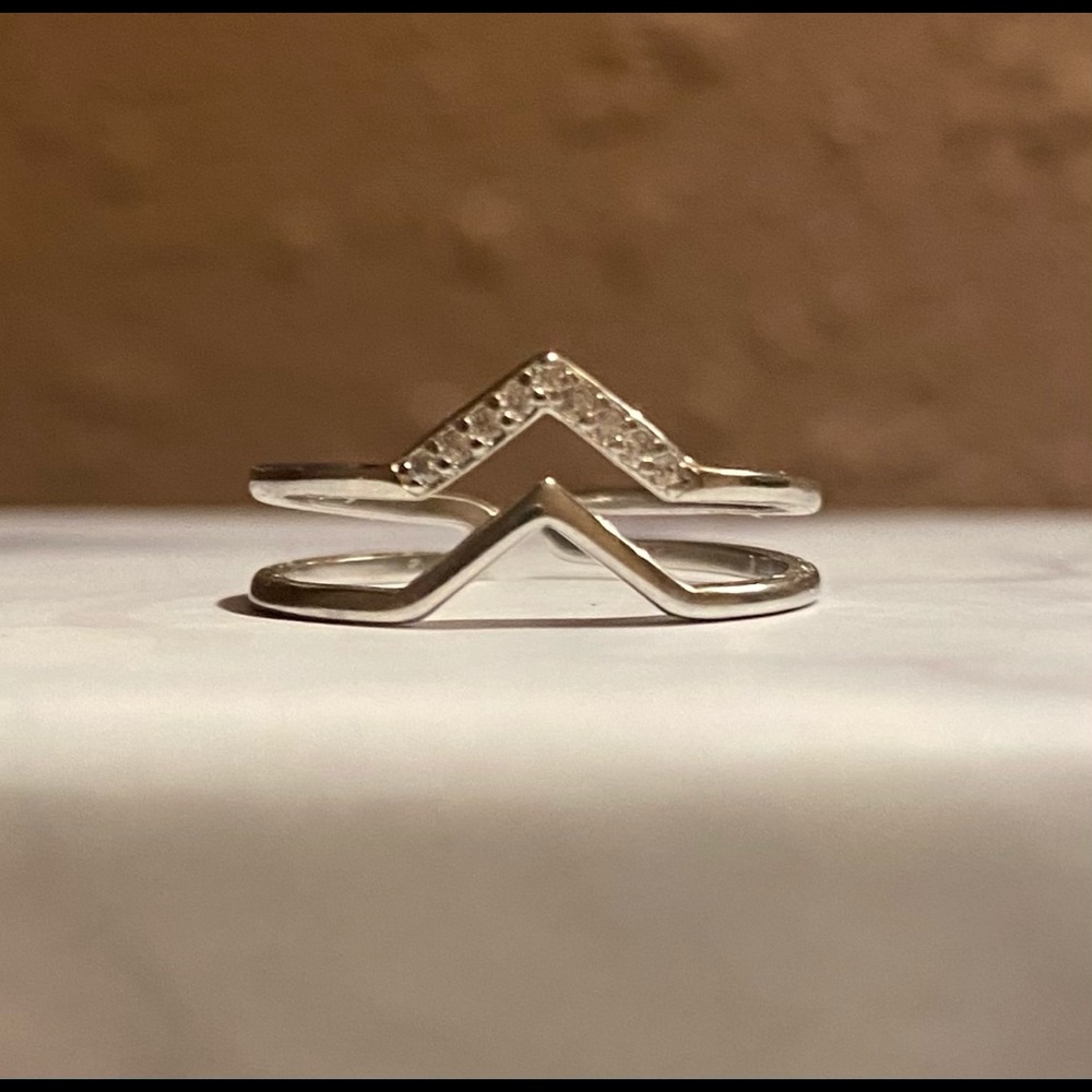 V Shape Open Band S925 - image 5